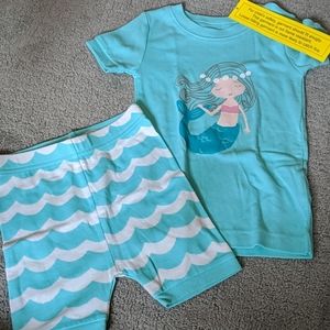 Toddler Mermaid pajama set NWT